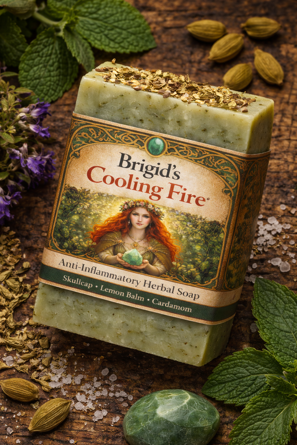 Brigid's Cooling Fire Bath Soap