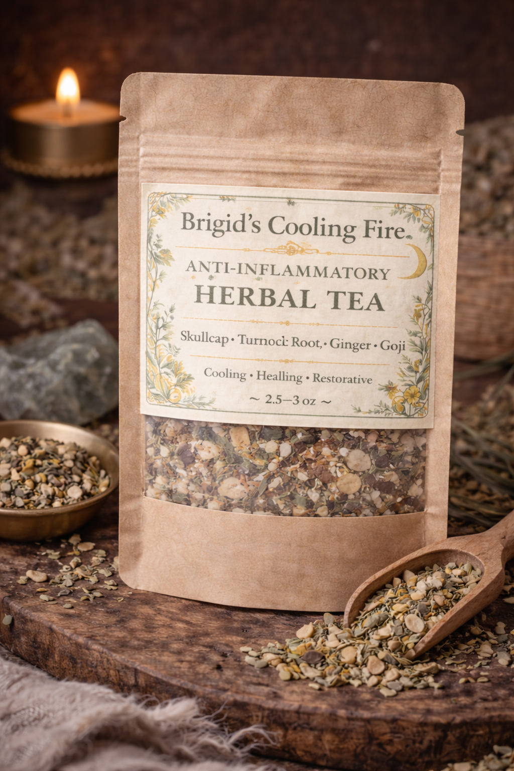 Brigids Cooling Fire Herbal Tea